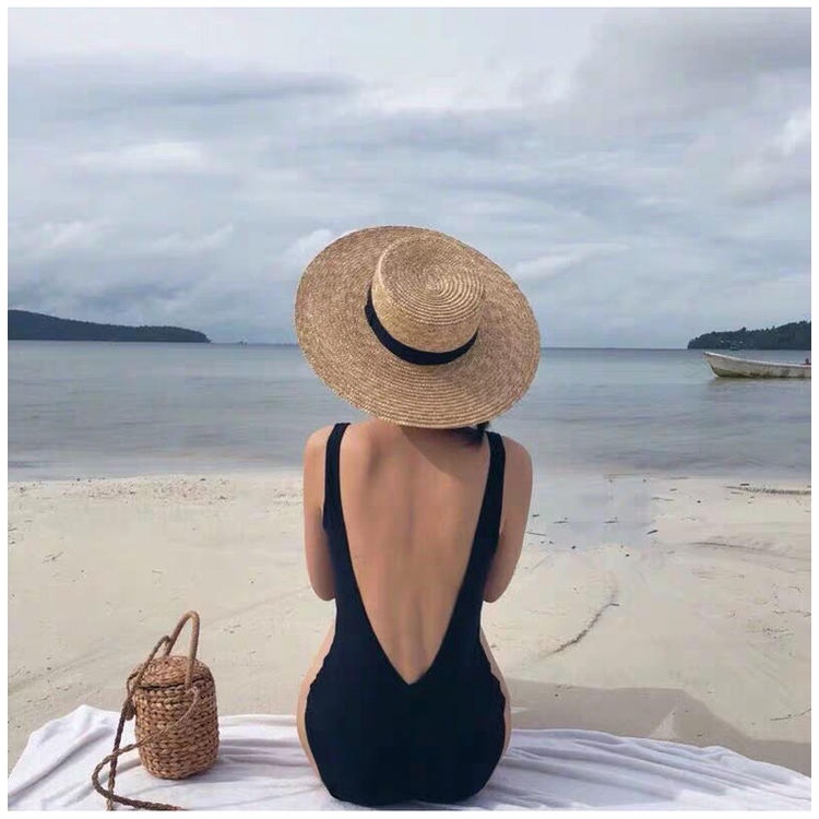 Summer Sexy2021New One-Piece Swimsuit Cover Belly Small Chest South KoreainsBackless Women's Conservative Swimwear Slimming Push up | BigBuy360 - bigbuy360.vn