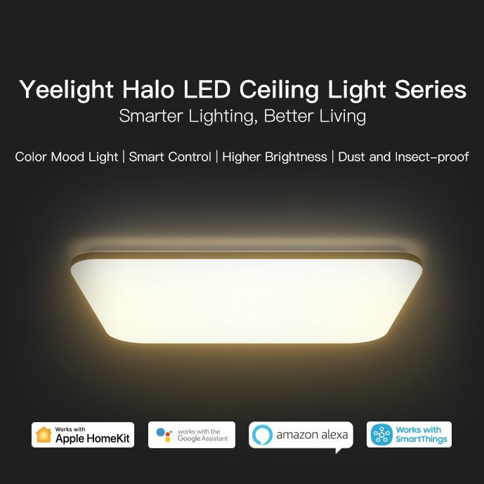 Đèn trần thông minh Yeelight Halo Pro 930 100W hình chữ nhật - Hỗ trợ Apple Homekit - Điều khiển qua app - BH 12 tháng