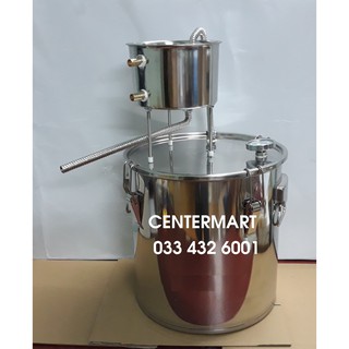 Nồi chưng cất 31 lít, 35 lít, 55 lít đa năng nước hoa hồng tinh dầu (kèm bộ phễu chiết + giá đỡ sắt)