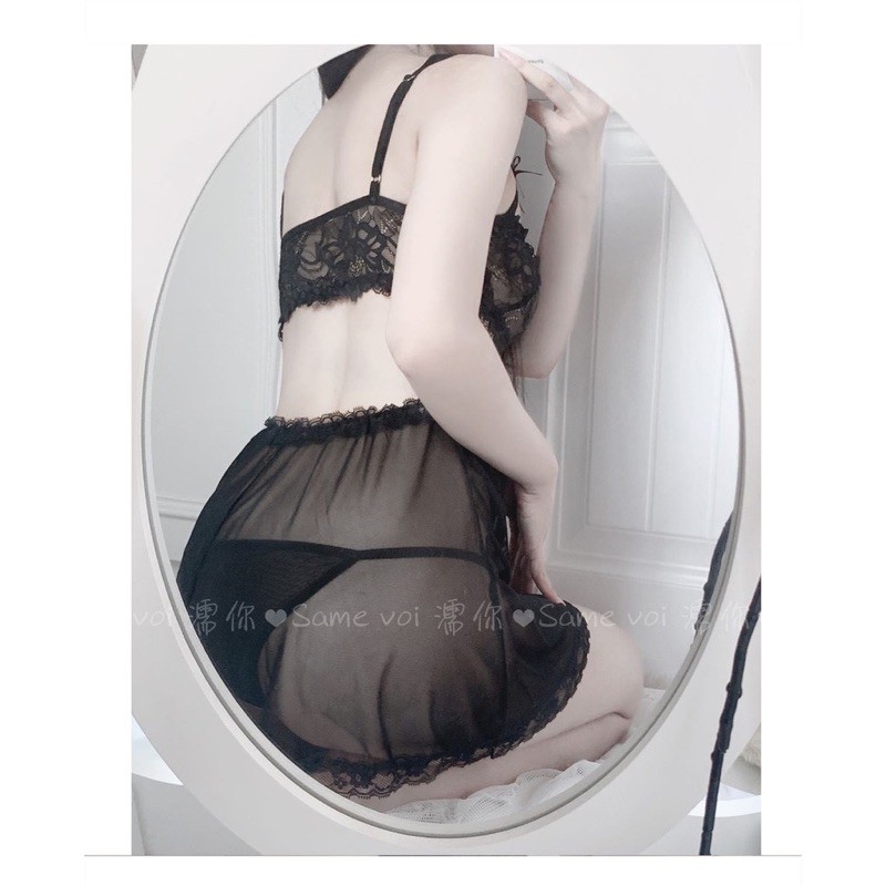 VÁY NGỦ SEXY KÈM QUẦN CHIP SIÊU MỀM MỊN ( ảnh cuối shop tự lên mẫu + ảnh fb khách) | BigBuy360 - bigbuy360.vn