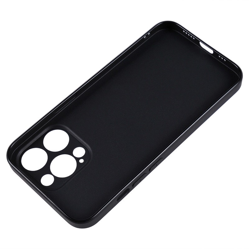 Ốp lưng ip silicon dẻo cạnh vuông đen IP 12/12pro/12promax/13/13pro/13promax/14/plus/pro/promax