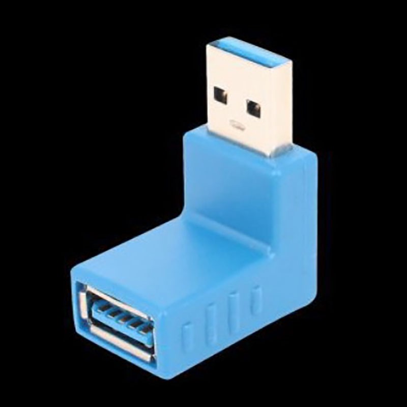 Đầu Chuyển Đổi USB 3.0 A male Sang female Góc 90 Độ