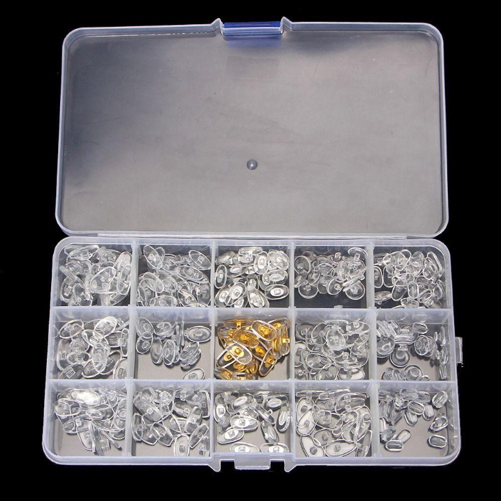 Đệm Mũi Silicone Mini 15 Kiểu Gắn Ốc Vít Chống Trượt Cho Mắt Kính