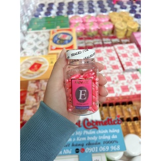 Viên vitamin e hồng