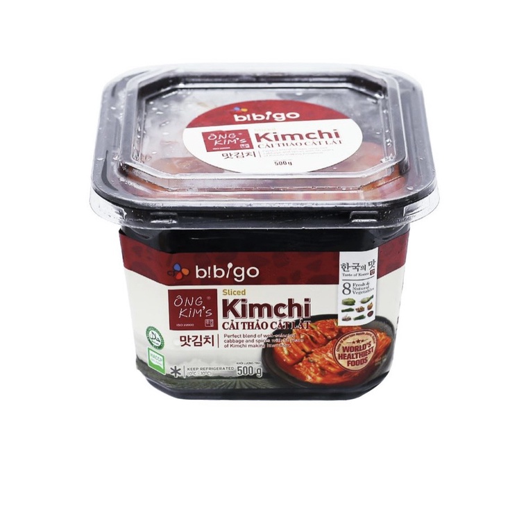 KIM CHI CẢI THẢO CẮT LÁT BIBIGO  500gr