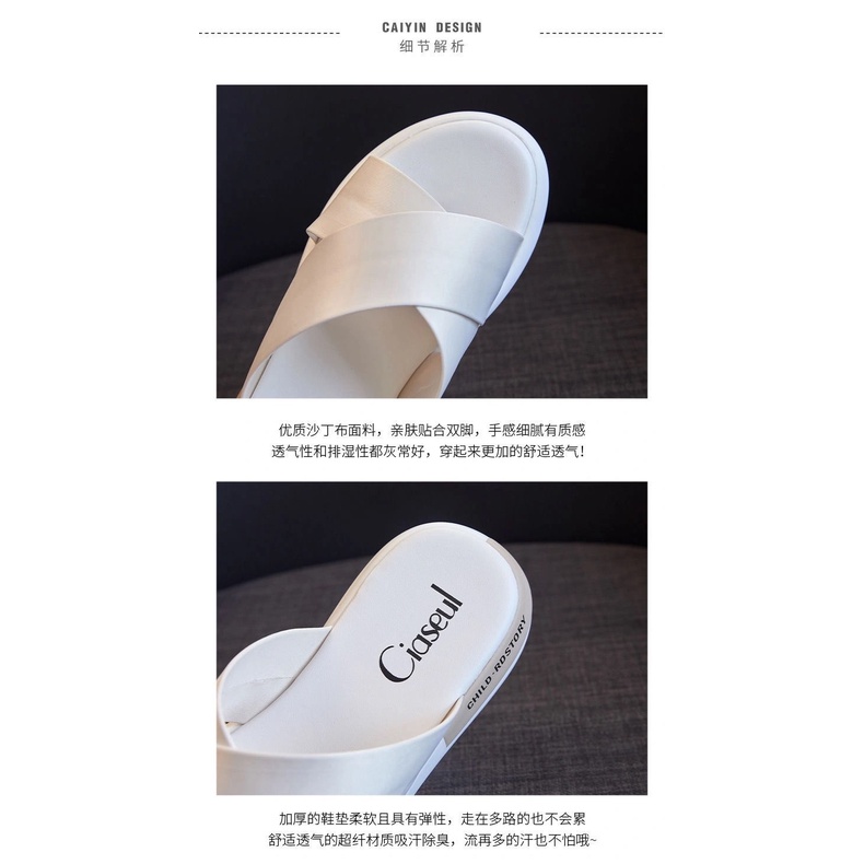 Dép Sandal Đế Dày Thời Trang Mùa Hè Dành Cho Nữ / Size 35-40