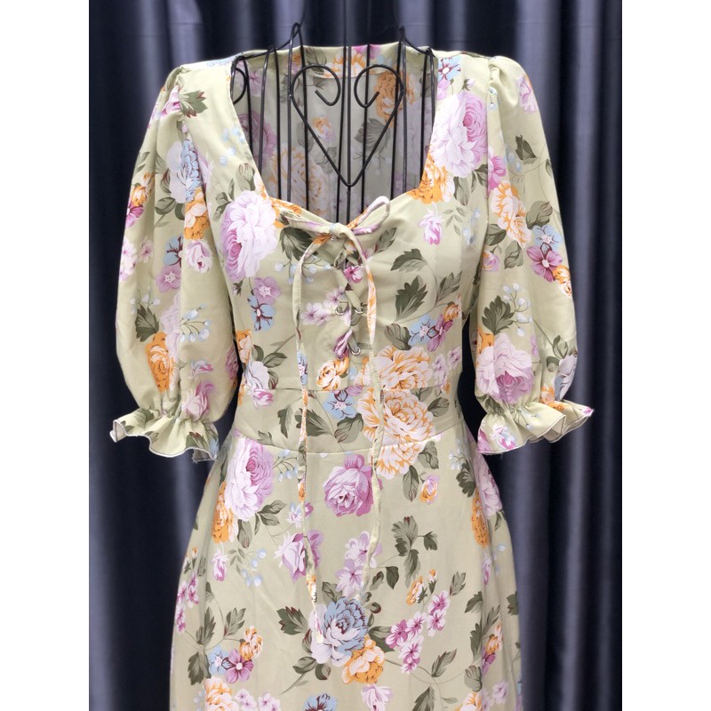 ĐẦM MAXI ĐAN DÂY NGỰC