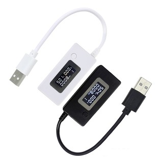 Mini Portable LCD Máy dò USB Vôn kế Ampe kế Bộ sạc điện di động Công suất Máy đo Điện áp Màn hình sạc hiện tại