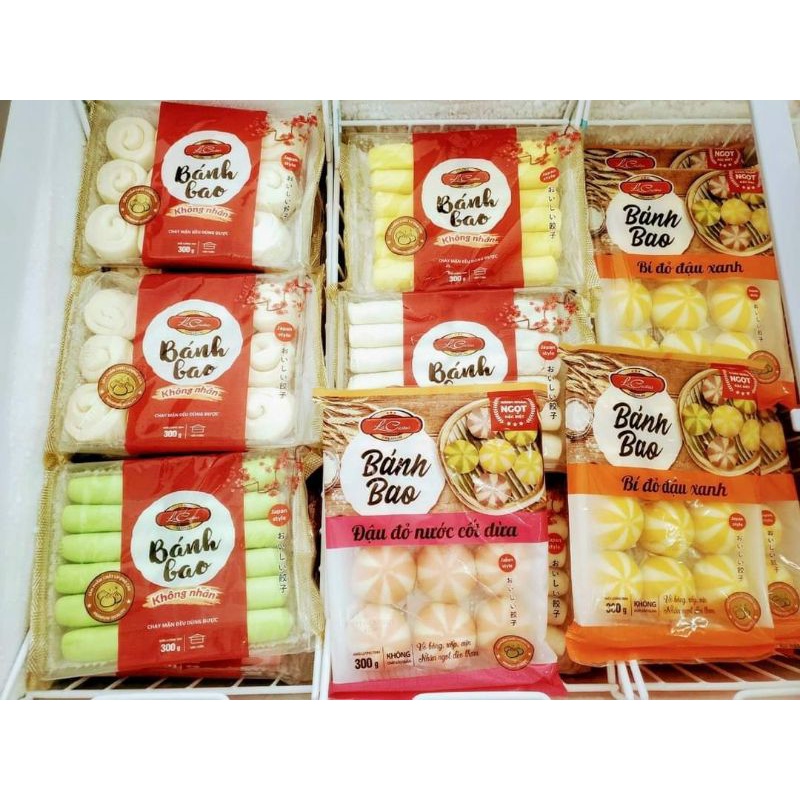 Bánh bao nhân ngọt - bánh bao không nhân