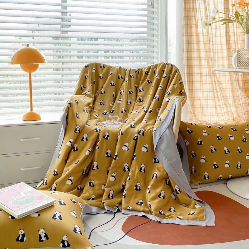 Chăn lụa thái siêu mềm mát Cực phẩm, Lô hội kháng khuẩn loại 1