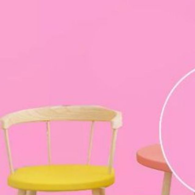 Decal giấy dán tường màu hồng sáng khổ 45cm keo sẵn