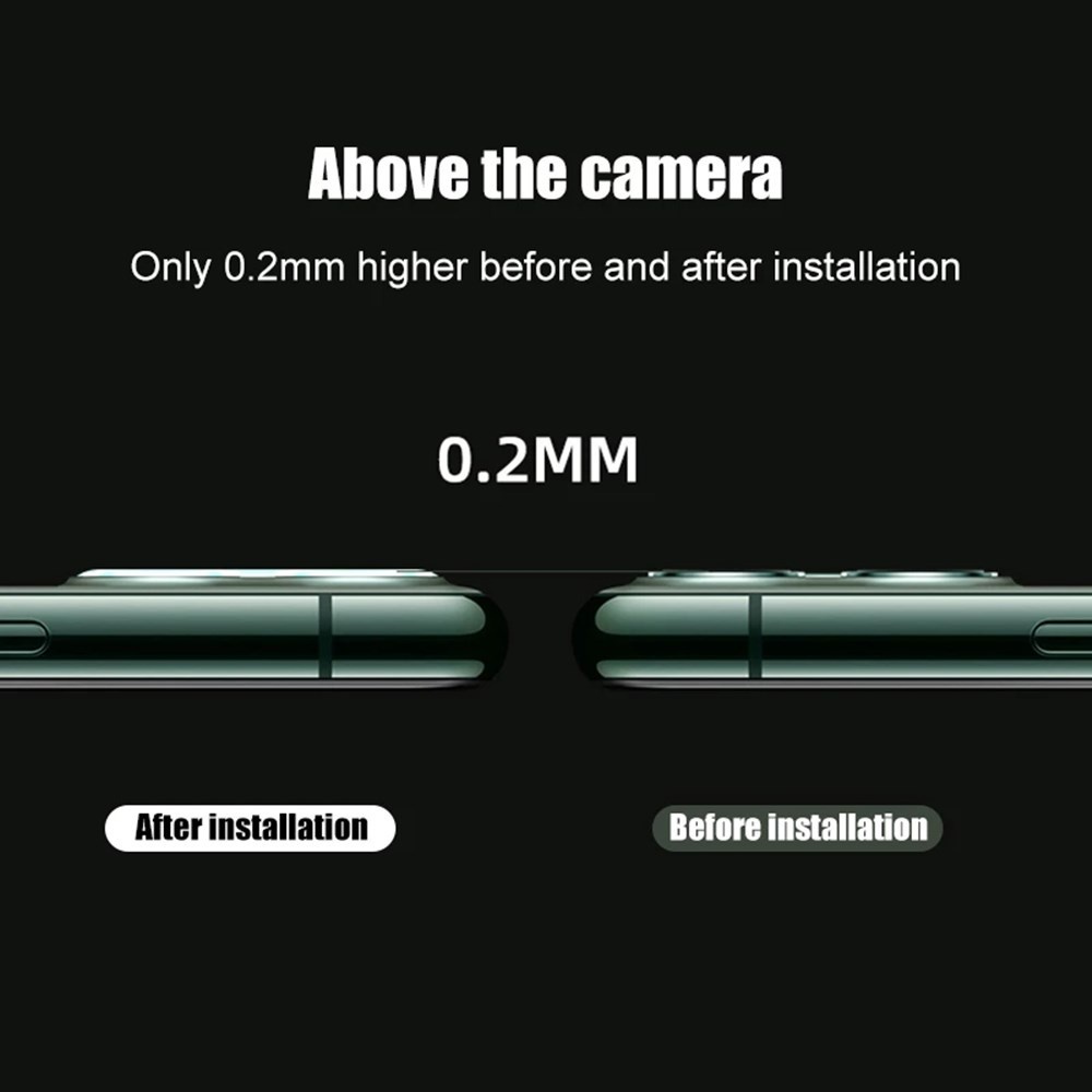 Kính cường lực bảo vệ camera sau For IPhone 14 13 12 Mini 11 Pro 7 8 X 6 6S Plus XS Max XR SE 2020