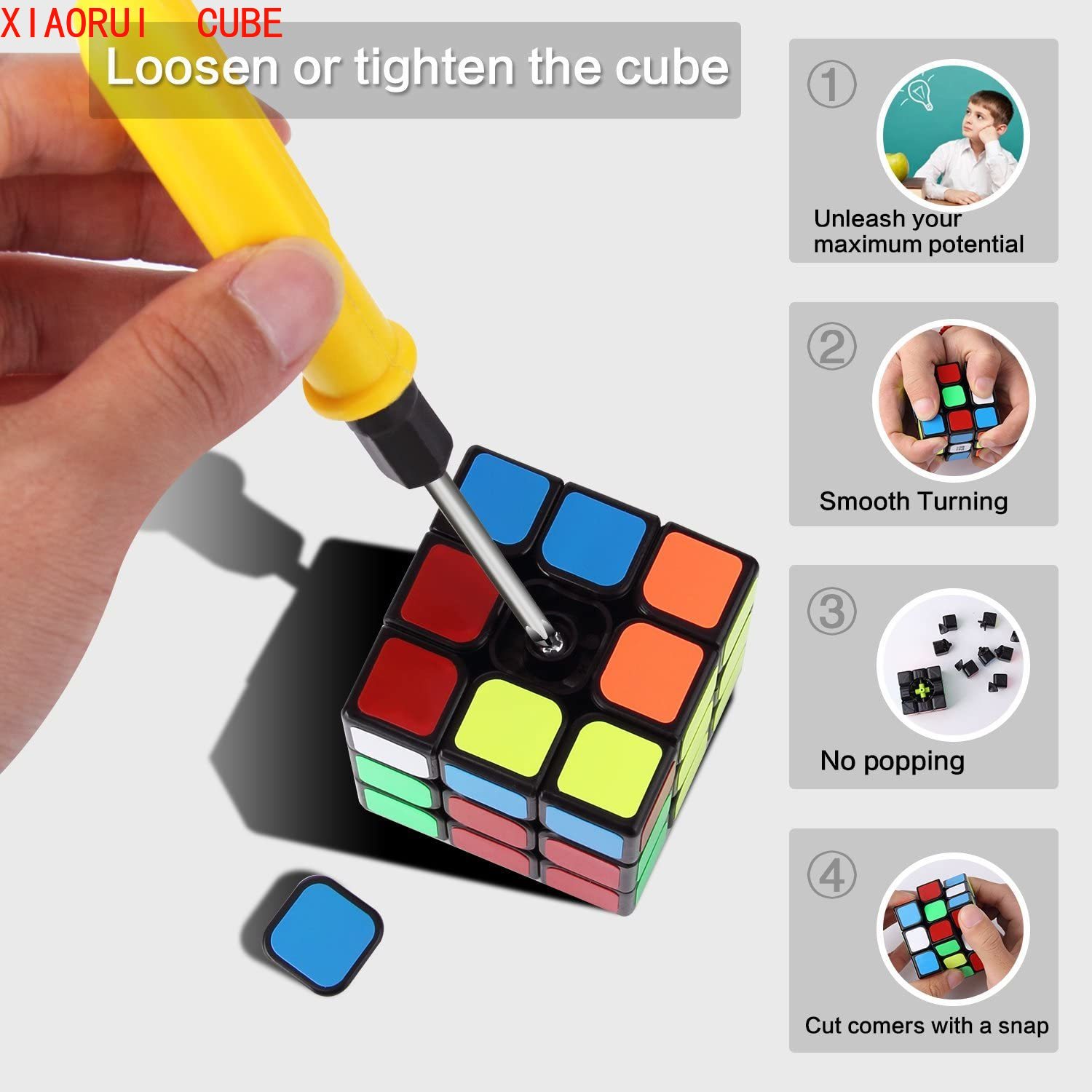 Khối Rubik 3x3 Đồ Chơi Moyu Aolong V2