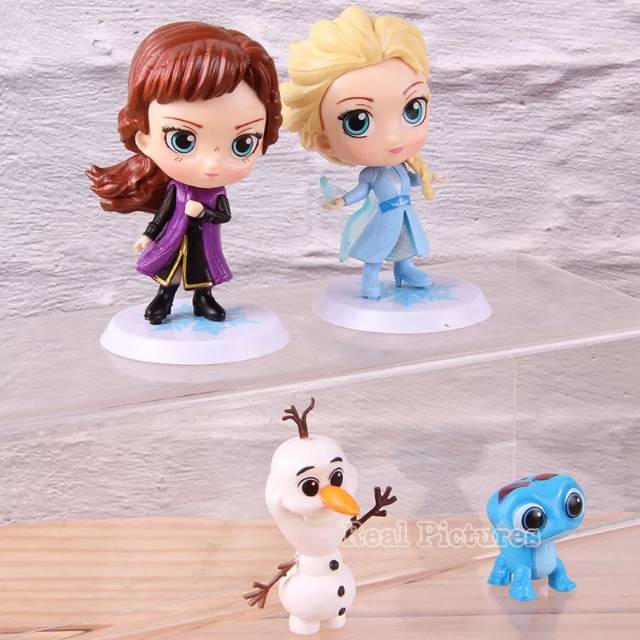 Bộ 4 Mô Hình Nhân Vật Công Chúa Elsa Trong Phim Frozen Chibi