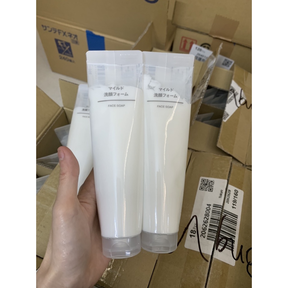 Sữa rửa mặt muji cao cấp _ face soap mịn