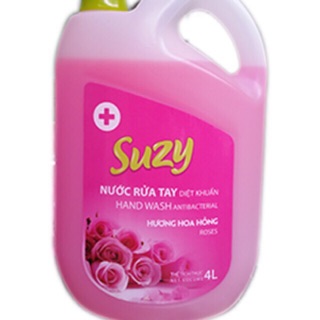Nước rửa tay suzy hoa hồng 4L