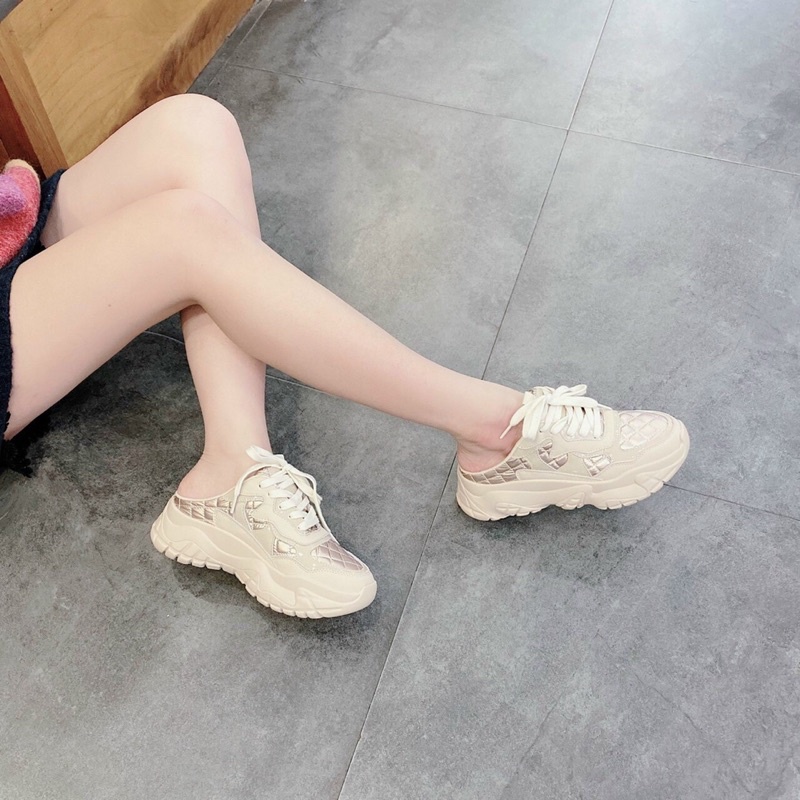 Sục thể thao độn đế trần trám