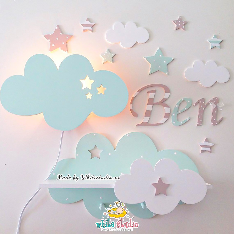 Combo Cloud Lamp - Đèn ngủ thiết kế thông minh