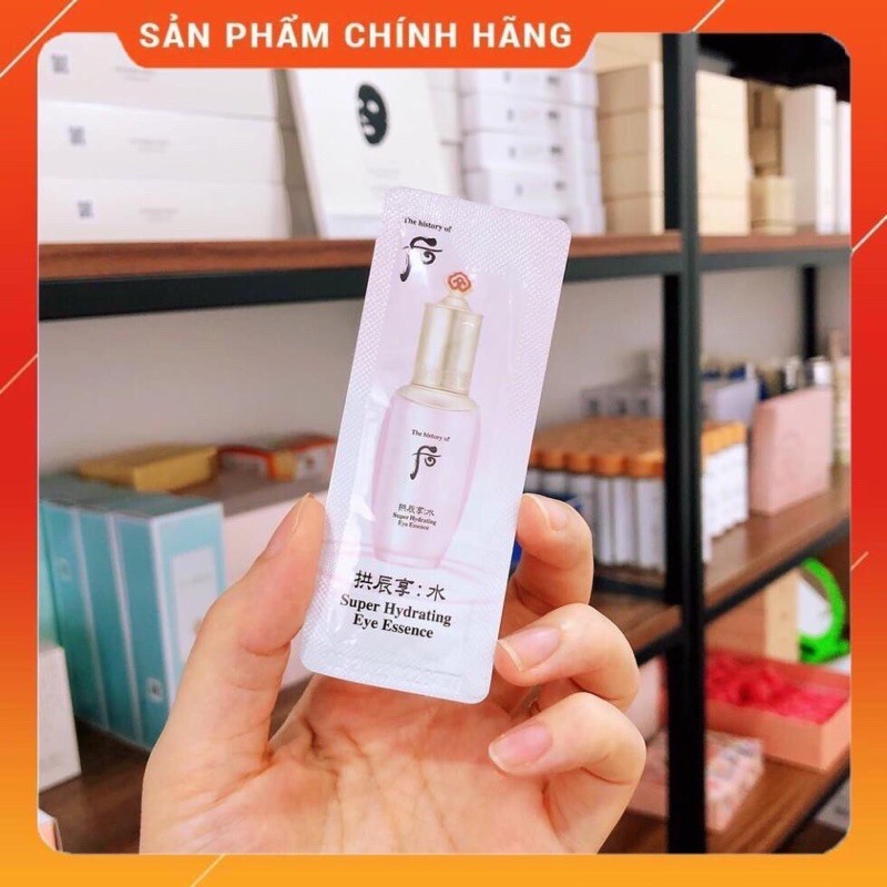 Combo 10 Gói Tinh chất dưỡng ẩm làm sáng vùng da mắt Whoo Super Hydrating Eye Essence