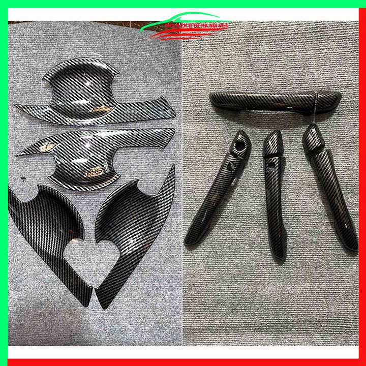 Ốp tay hõm Elantra 2016-2021 vân Carbon chống trầy bảo vệ cửa xe ô tô