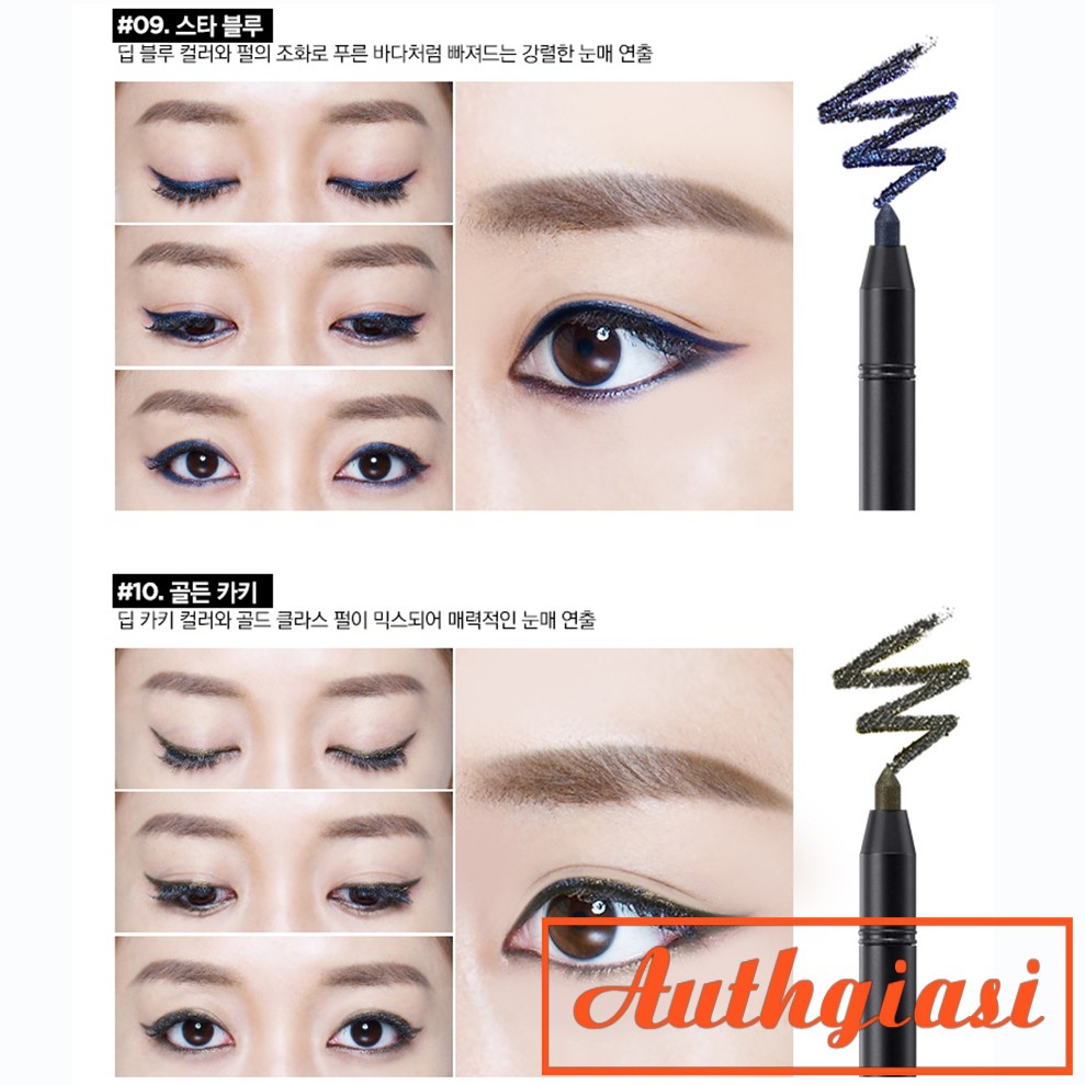 Chì kẻ mắt dễ kẻ G9skin First Auto Gel Eyeliner G9 Skin bền màu 01-10 | BigBuy360 - bigbuy360.vn