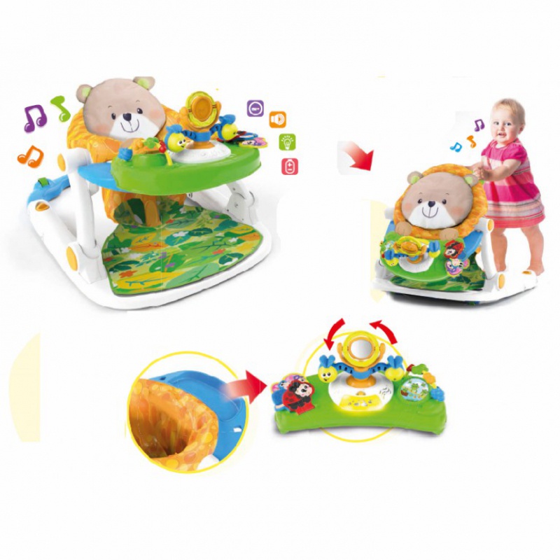 Xe 3 giai đoạn tập ngồi, đứng, đi Winfun 0859