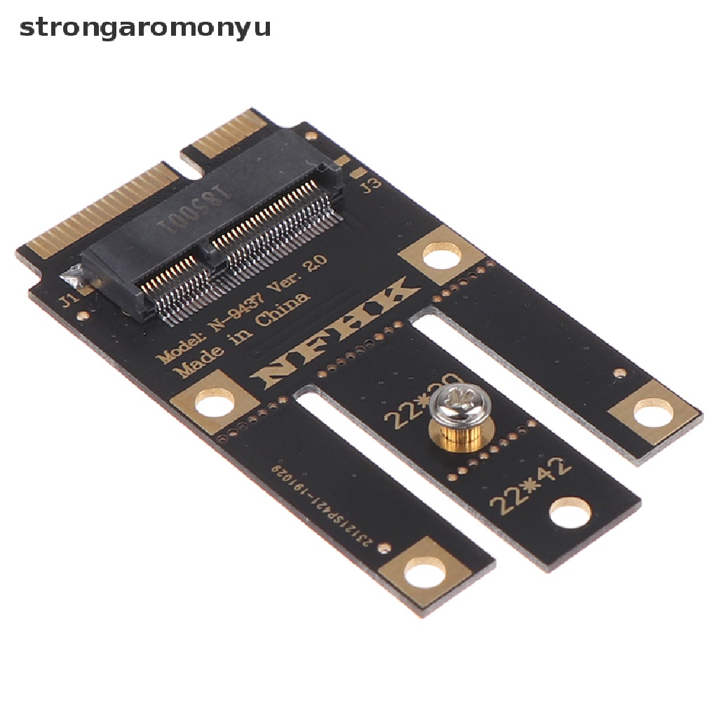Bộ Chuyển Đổi m.2 NGFF Sang mini pci-e (pcie + usb) Cho Thẻ wifi bluetooth m.2