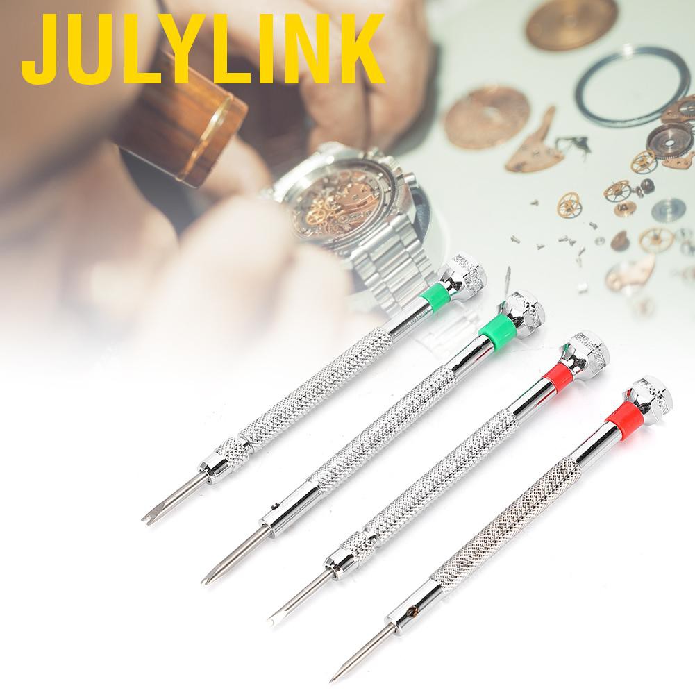 Bộ 4 Tua Vít Sửa Chữa Đồng Hồ Bằng Hợp Kim Thép