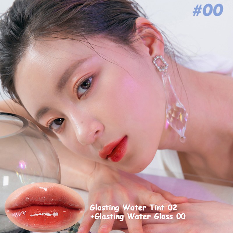 [HOT COMBO TIẾT KIỆM] Son Tint Nước Romand Glasting Water Tint Kết Hợp Cùng Son Tint Bóng Romand Glasting Water Gloss