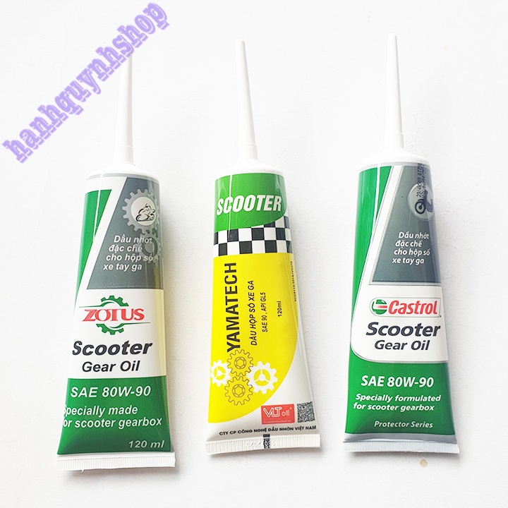 Dầu nhớt láp Castrol cho hộp số xe tay ga 120ml