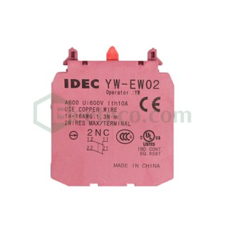 YW-E : Tiếp điểm phụ Idec