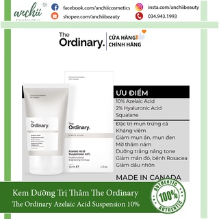[TOP 1 UY TÍN] Kem Giảm Thâm Mụn The Ordinary Azelaic Acid Suspension 10%