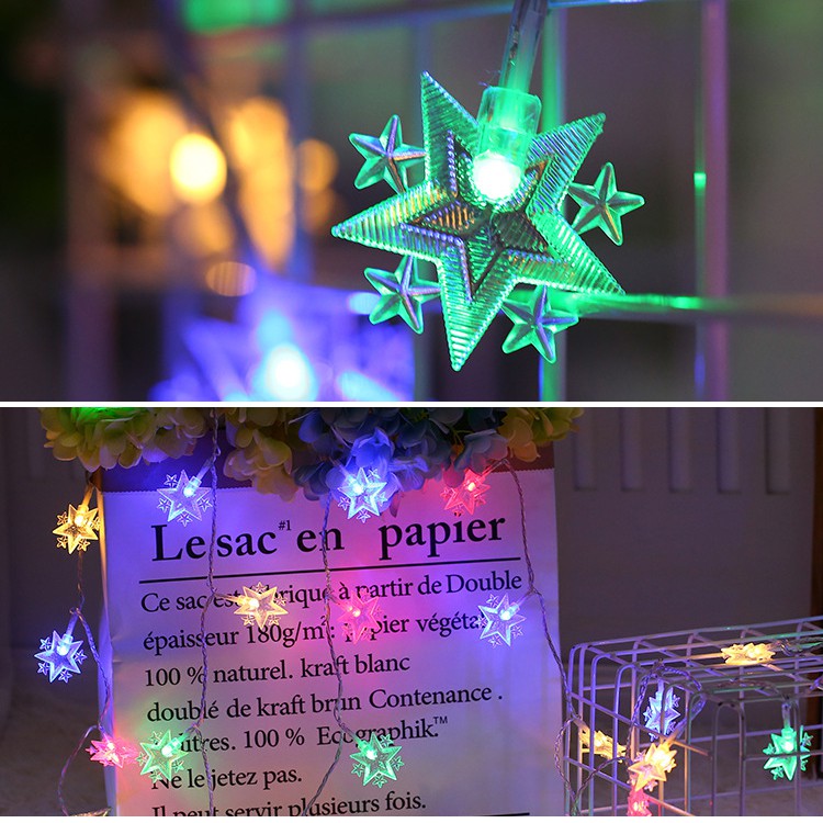 Đèn LED Trang Trí Nhiều Màu Sắc 3M - Nhiều Kiểu Dáng Trang Trí Noel, Tết Độc Đáo