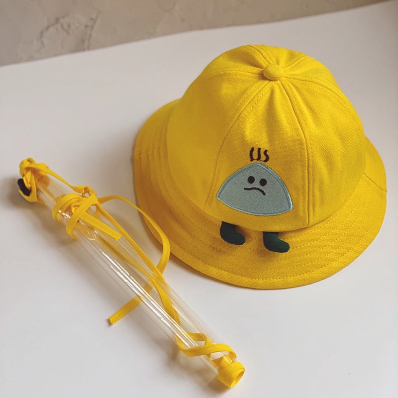 (Hàng Mới Về) Mũ Bucket Bảo Vệ Mặt Chống Bụi / Sương Mù Dành Cho Trẻ Em