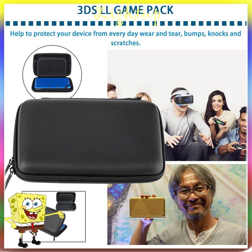 Túi cứng đựng máy chơi game Nintend 3DS LL bằng EVA màu đen