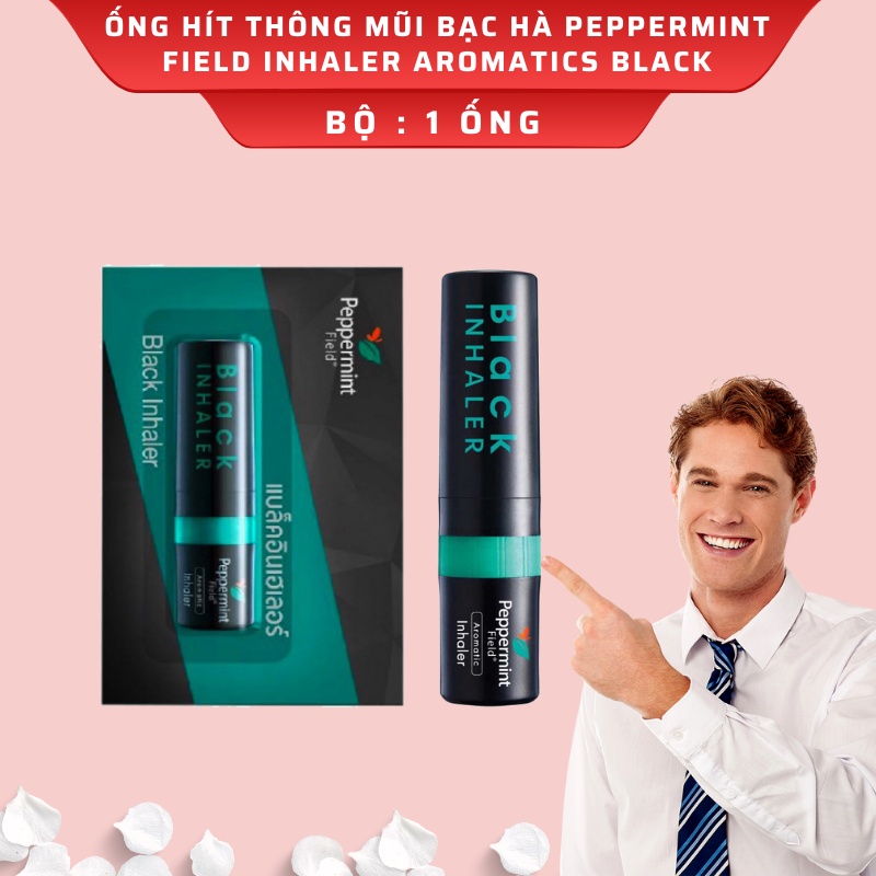 01 Ống Hít Thông Mũi Bạc Hà Thái Lan Peppermint Field Inhaler 2mL
