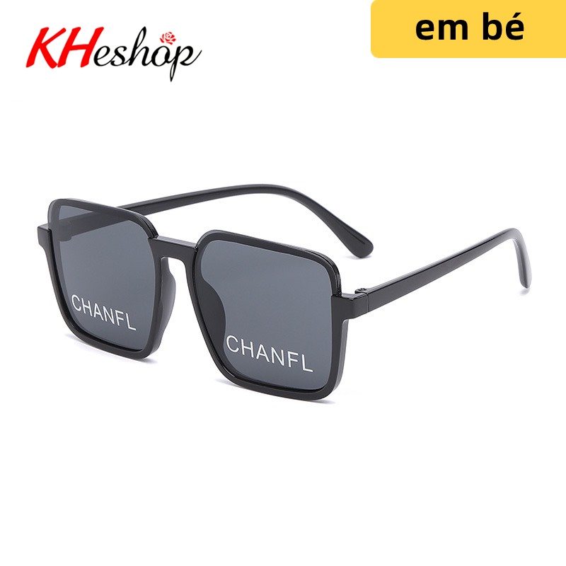 [Chống tia UV400] Kính hoạt hình Trẻ em Hàn Quốc Form Vuông sành điệu thương hiệu CHANFL cao cấp mã Y8833