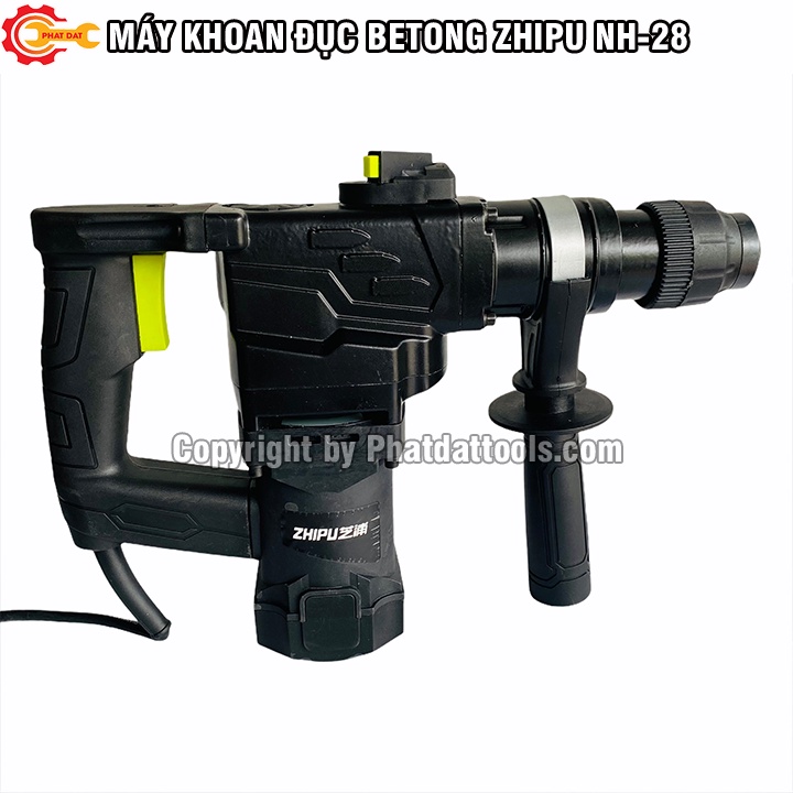 Máy Khoan Đục Bê Tông ZHIPU Z1C-NH-28  - Kèm 4 Mũi Khoan Phi 6,8,10,12 - Công Nghệ Đức - Bảo Hành 6 Tháng