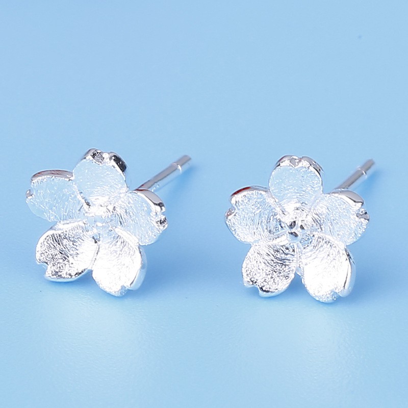 Bông Tai Nụ Bạc - Hình Bông Hoa Đẹp - Khuyên Tai Bạc Ý S925 Hàn Quốc - Hoa Tai Bạc - Kuns Accessories