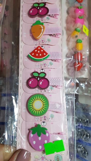 Sỉ 1 vỉ 10 cái kẹp nơ mỏ vịt cho bé gái