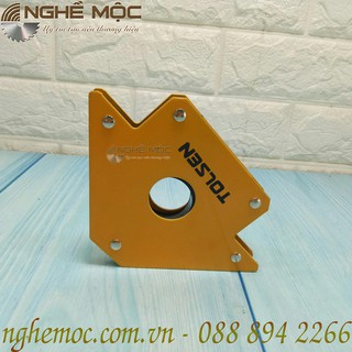 Nam châm hàn góc vuông 50lbs 44911 tolsen - nghề mộc