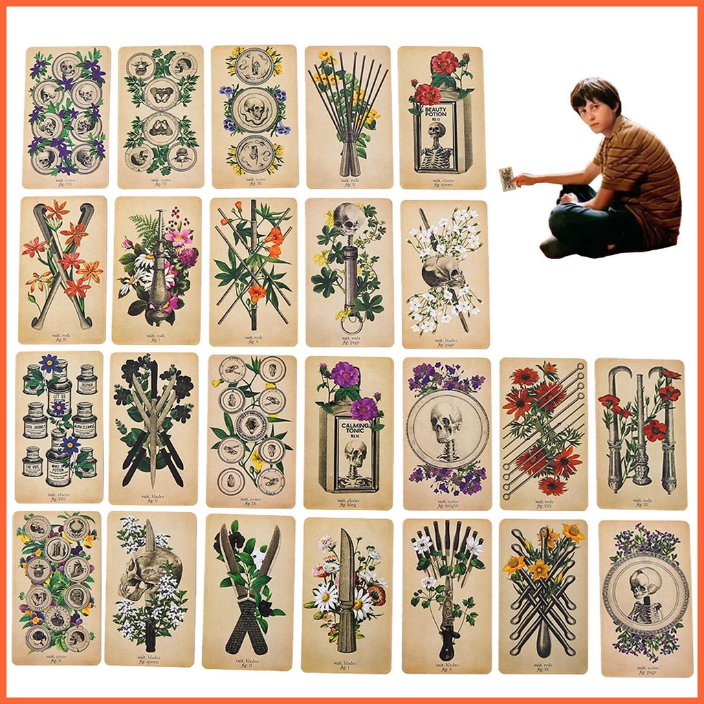 Bộ Bài Tarot In Chữ The Ancient Anatomy Oracle