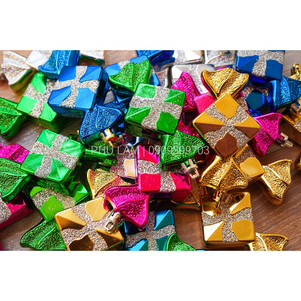 {HCM- BỊCH 6 CÁI - KẸO TRANG TRÍ CÂY THÔNG / NOEL