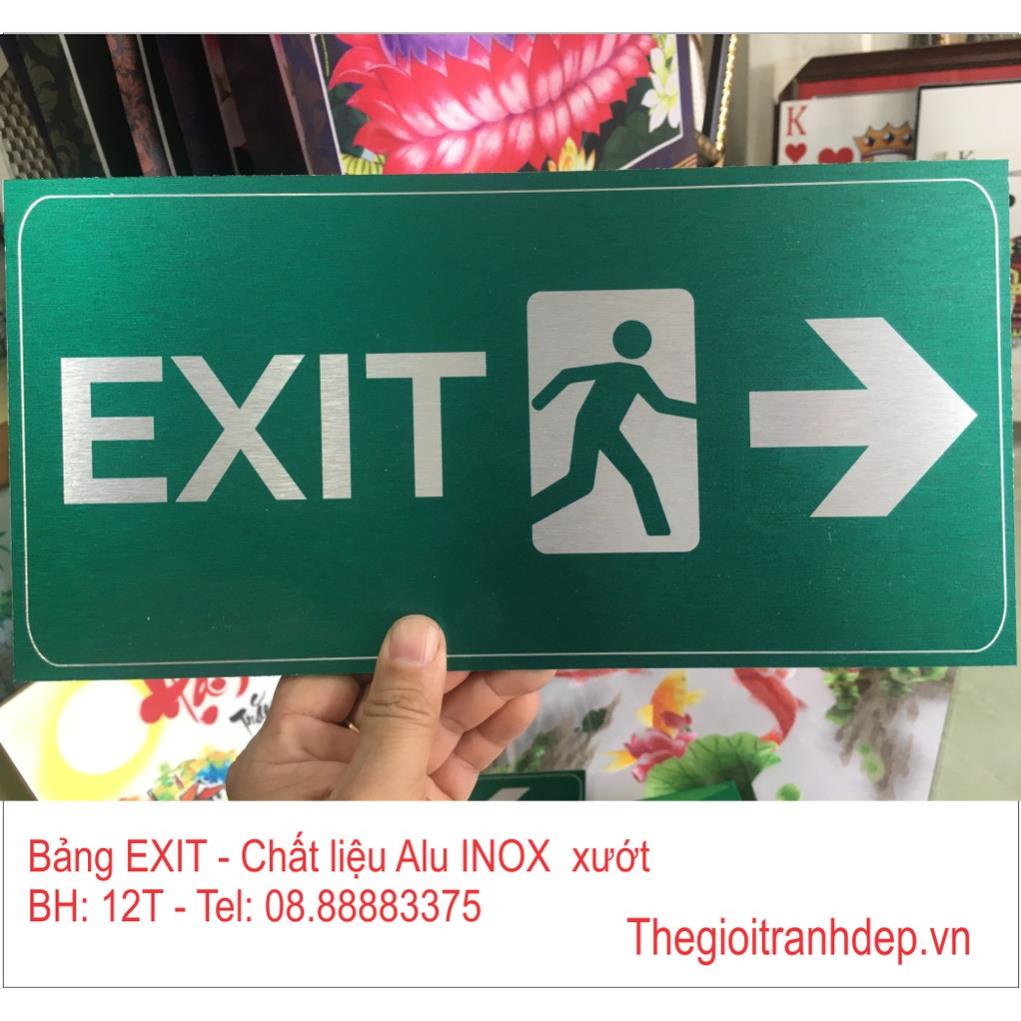 Bảng biển báo Exit, bảng thoát hiểm, bảng chỉ dẫn, bảng khẩn cấp, lối thoát hiểm