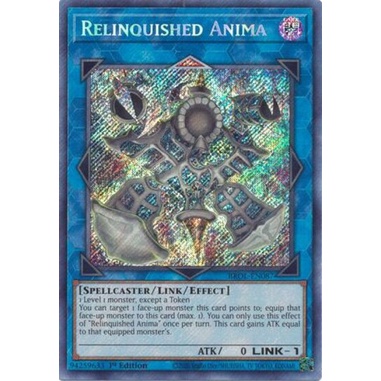 Thẻ Bài Yugioh:Thẻ Bài Tiếng AnhRelinquished Anima - BROL-EN087 - Secret Rare 1st Edition Yugioh TCG