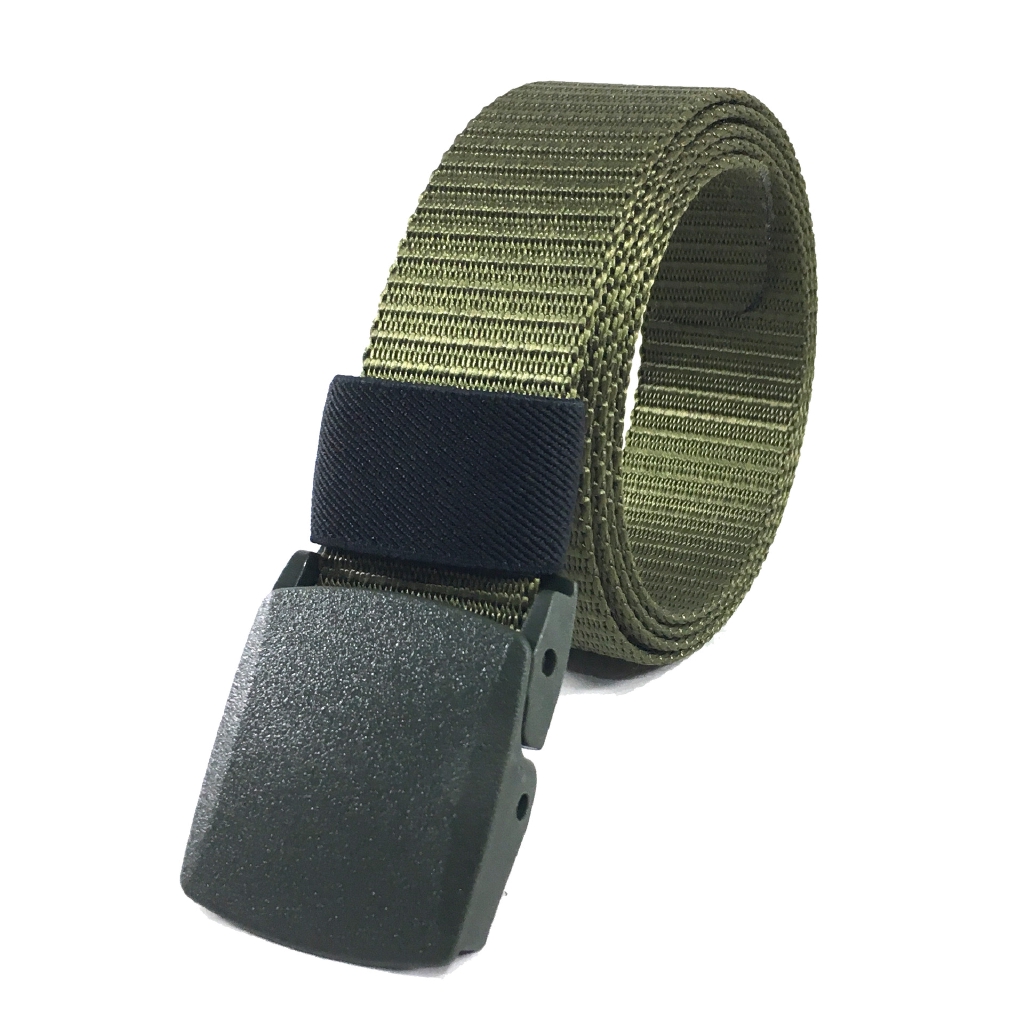 [COD]Thắt lưng nylon khóa tự động phong cách quân đội 125cm