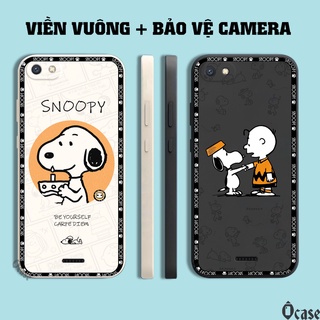 Ốp lưng Xiaomi Redmi 6A in hình chú chó dễ thương cạnh viền vuông có bảo vệ camera