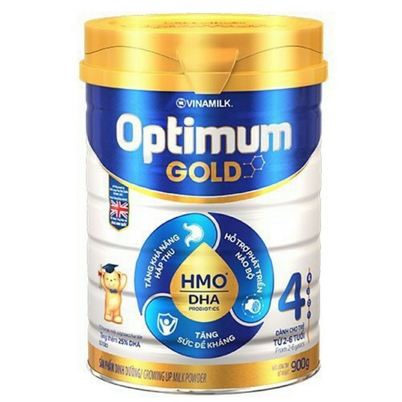 Sữa bột Optimum 4 Gold 900g (Date mới)