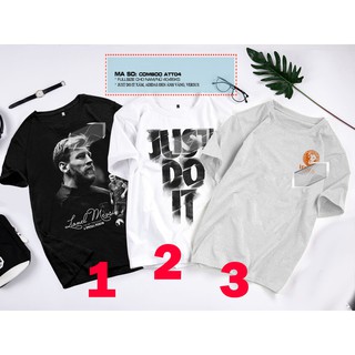 Áo thun họa tiết Messi, ust Do It, Logo Versus