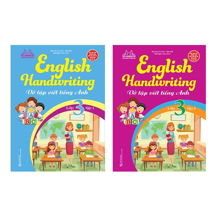 Sách - Combo English Handwriting - Vở tập viết tiếng anh lớp 3 (2 cuốn) 2020